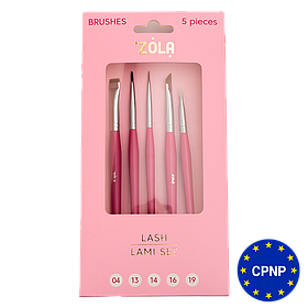 Набір пензлів для брів Zola Lami Set, 5 шт