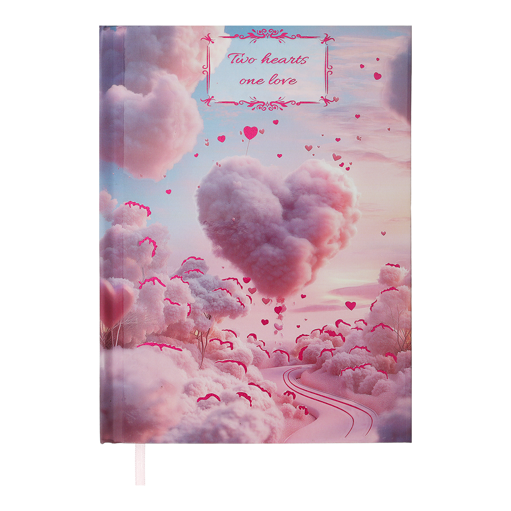 Щоденник недат поліграфічний ROMANTIC A5 блакитний 336 стр