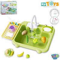 Мийка посуду WD 803 A (18/2) автоматична подача води, вода ллється з крана, сушка для посуду, столове приладдя, муляжі овочів та