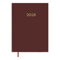 Щоденник данин 2024 MONOCHROME A5 бордовий