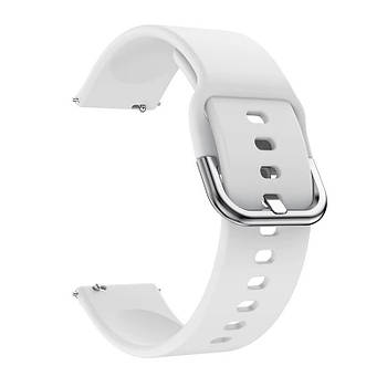 Ремінець силіконовий для годинника 22 мм Active білий