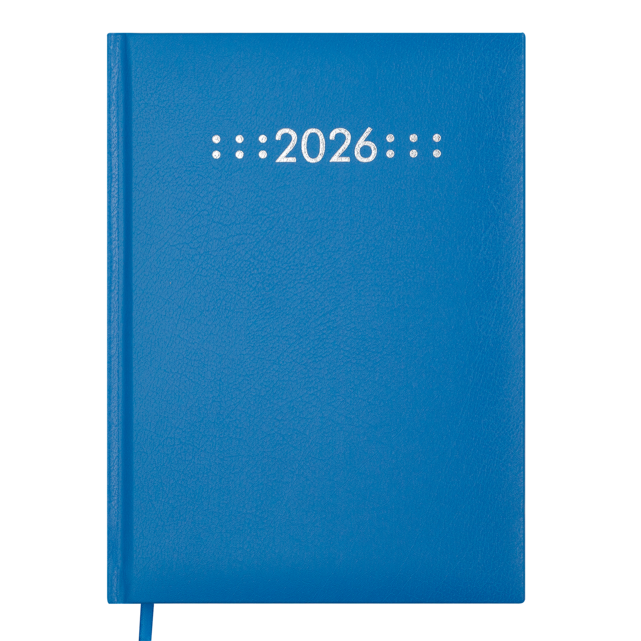 Щоденник датов 2026 CLASSIC A5 синій бумвініл/поролон