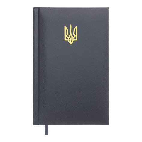 Щоденник датов 2026 POWERFUL A6 темносиній штучна шкіра/поролон, фото 1