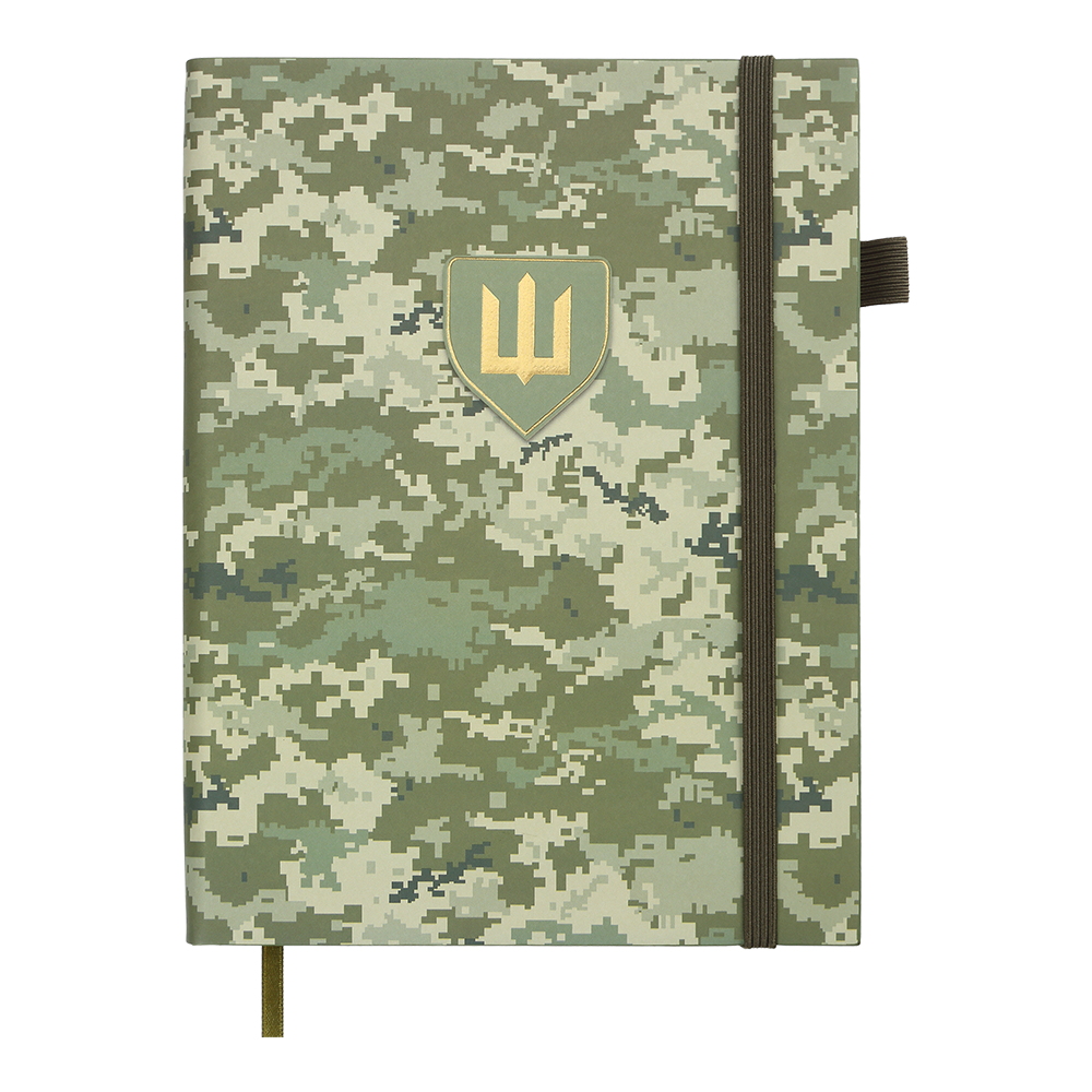 Щоденник данин 2026 MILITARY A5 світлозелений віскожа