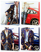 Пакет паперовий подарунковий L:31х42х12 см тиснення фольгою BM200068