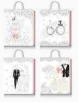 Пакет паперовий подарунковий L:31х42х12 см тиснення фольгою BM200080