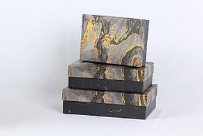 Коробки подарункові набір 3шт вкладені 1в1  розмір найбільшої 20х20х95см BM233329