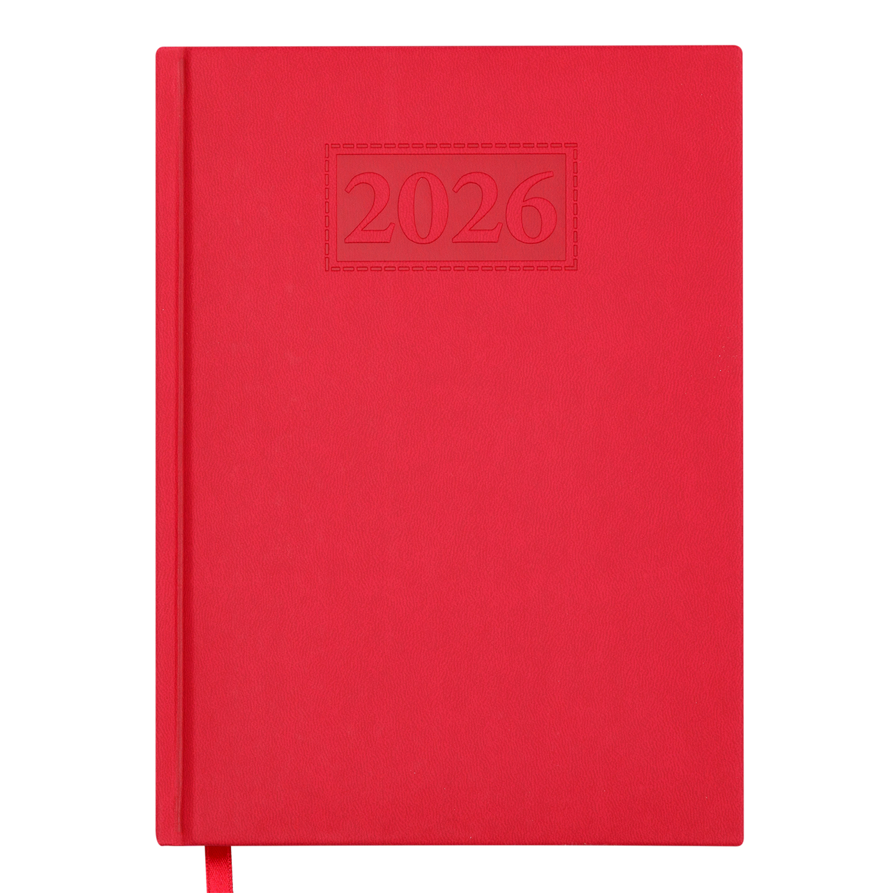 Щоденник данин 2024 GENTLE A5 червоний скрокожа/поролон