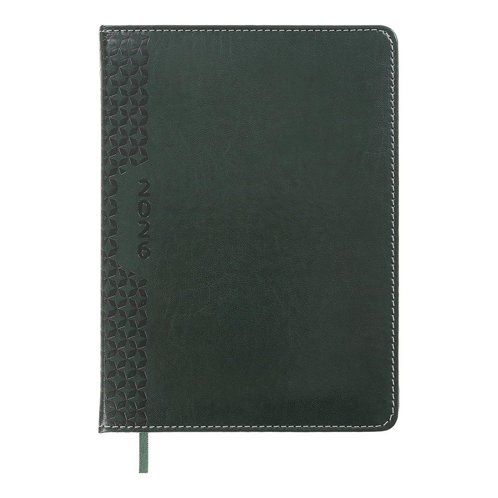 Щоденник данин 2024 VIENNA A5 зелений скрожа/поролон