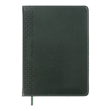 Щоденник данин 2024 VIENNA A5 зелений скрожа/поролон, фото 1