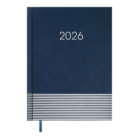 Ежедневник датир 2024 PARALLEL A5 синий, фото 1