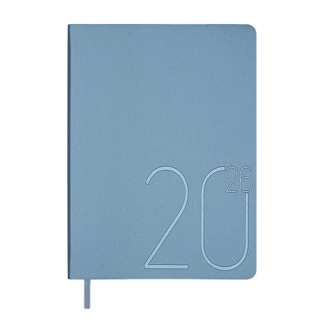 Щоденник данин 2024 STEEL A5 блакитний скрожа, фото 1