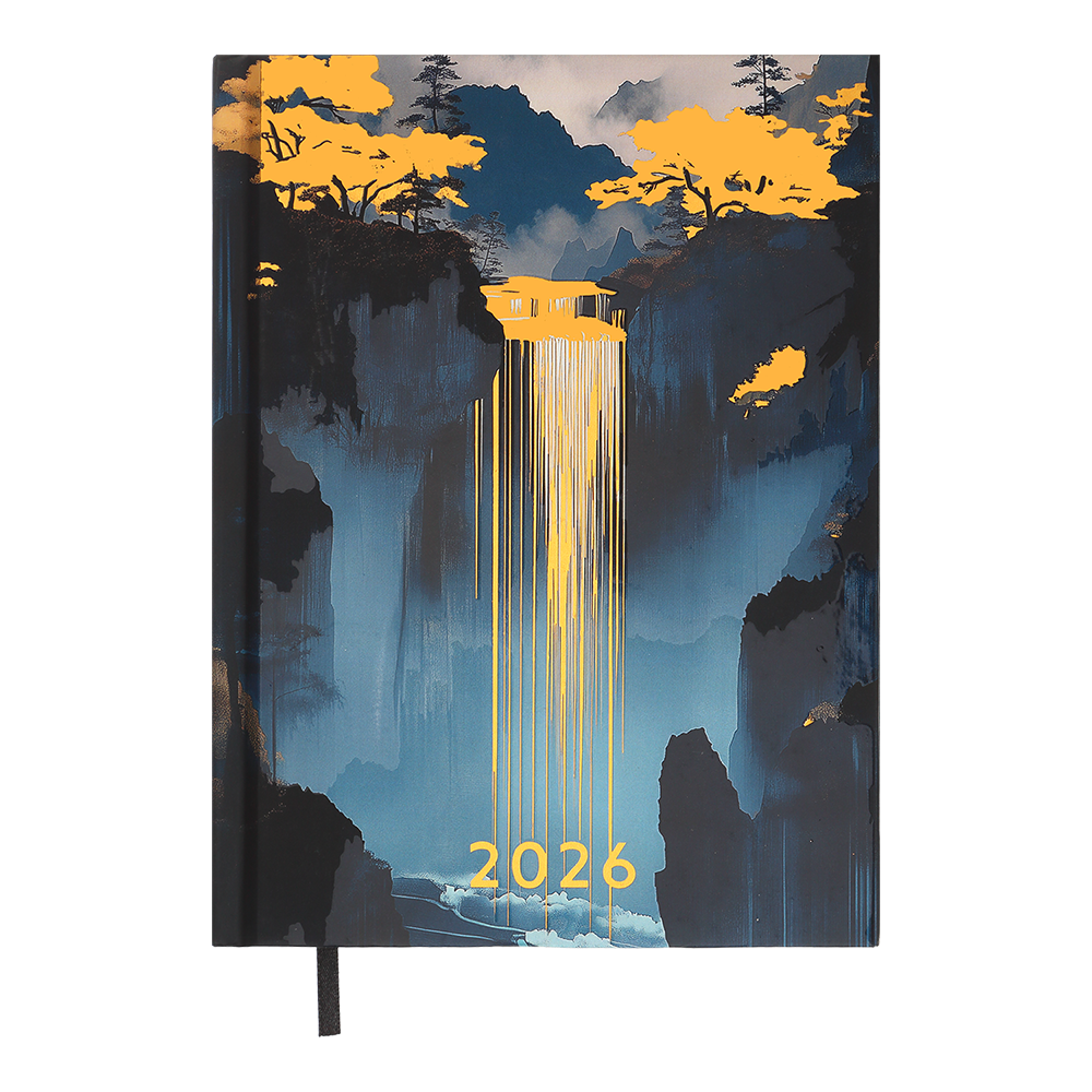 Щоденник данин поліграфічний FILLING 2026 A5 кобальтовий