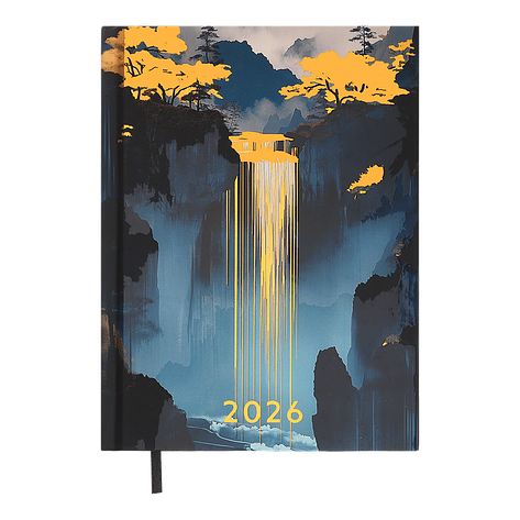 Щоденник данин поліграфічний FILLING 2026 A5 кобальтовий, фото 1