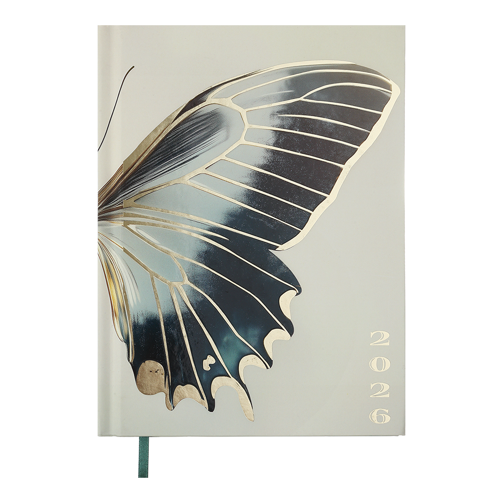 Щоденник данин поліграфічний SPOLETO 2026 A5 темнозелений