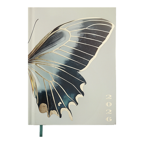 Щоденник данин поліграфічний SPOLETO 2026 A5 темнозелений, фото 1