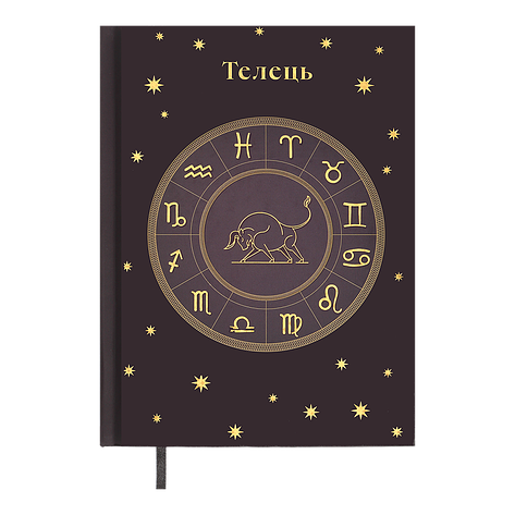 Щоденник недат поліграфічний ZODIAK A5 мідний 336 стр, фото 1