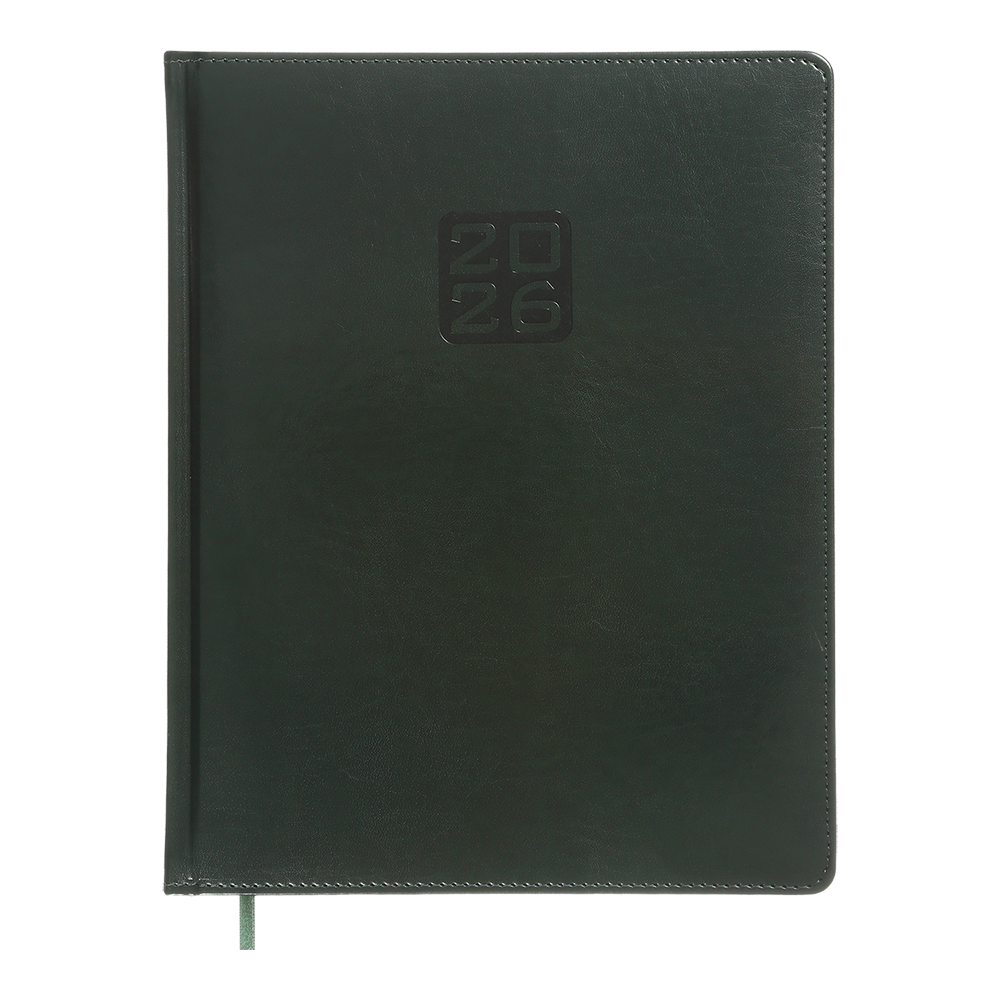 Тижневик данир 2024 BRAVO A4 зелений скрожа/поролон