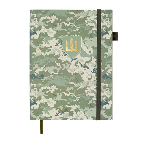 Щоденник недат MILITARY A5 світлозелений скрожа 336 стр, фото 1