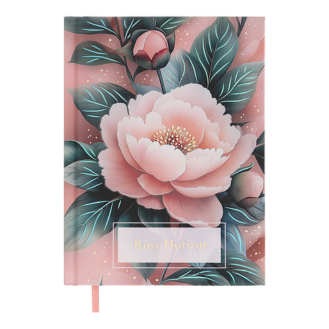 Щоденник недатов поліграфічний FATTORE A5 рожевий 336 стор, фото 1