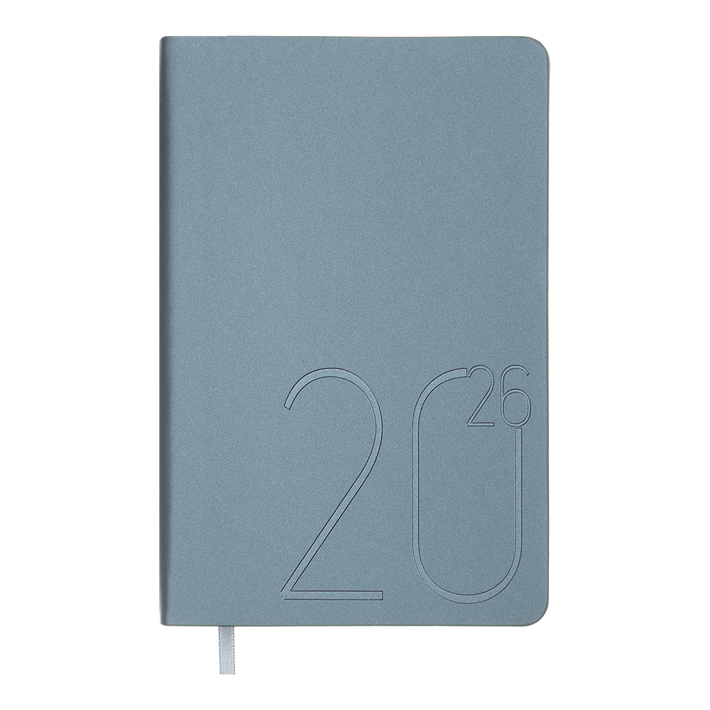 Щоденник данин 2026 STEEL A6 блакитний іскря