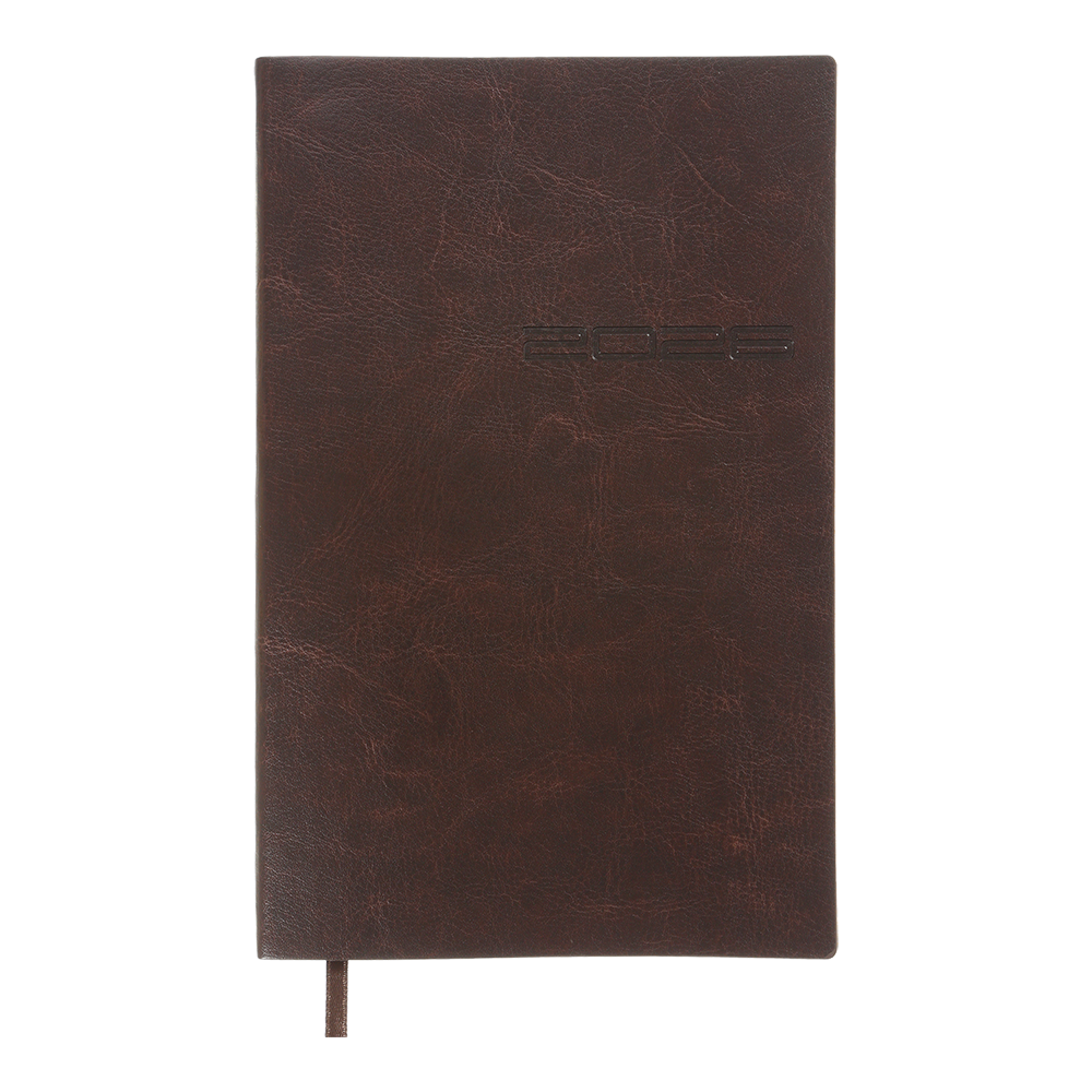 Тижневик данир 2026 IDEAL A5 коричневий ісккіра