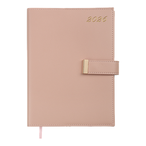 Щоденник данин 2026 NUDE A5 світлорозовий скрожа, фото 1