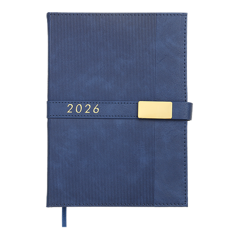 Щоденник данир 2026 LEROY A5 синій скрожа, фото 1