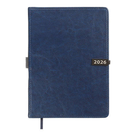 Щоденник данин 2026 LEGEND A5 синій скрожа, фото 1
