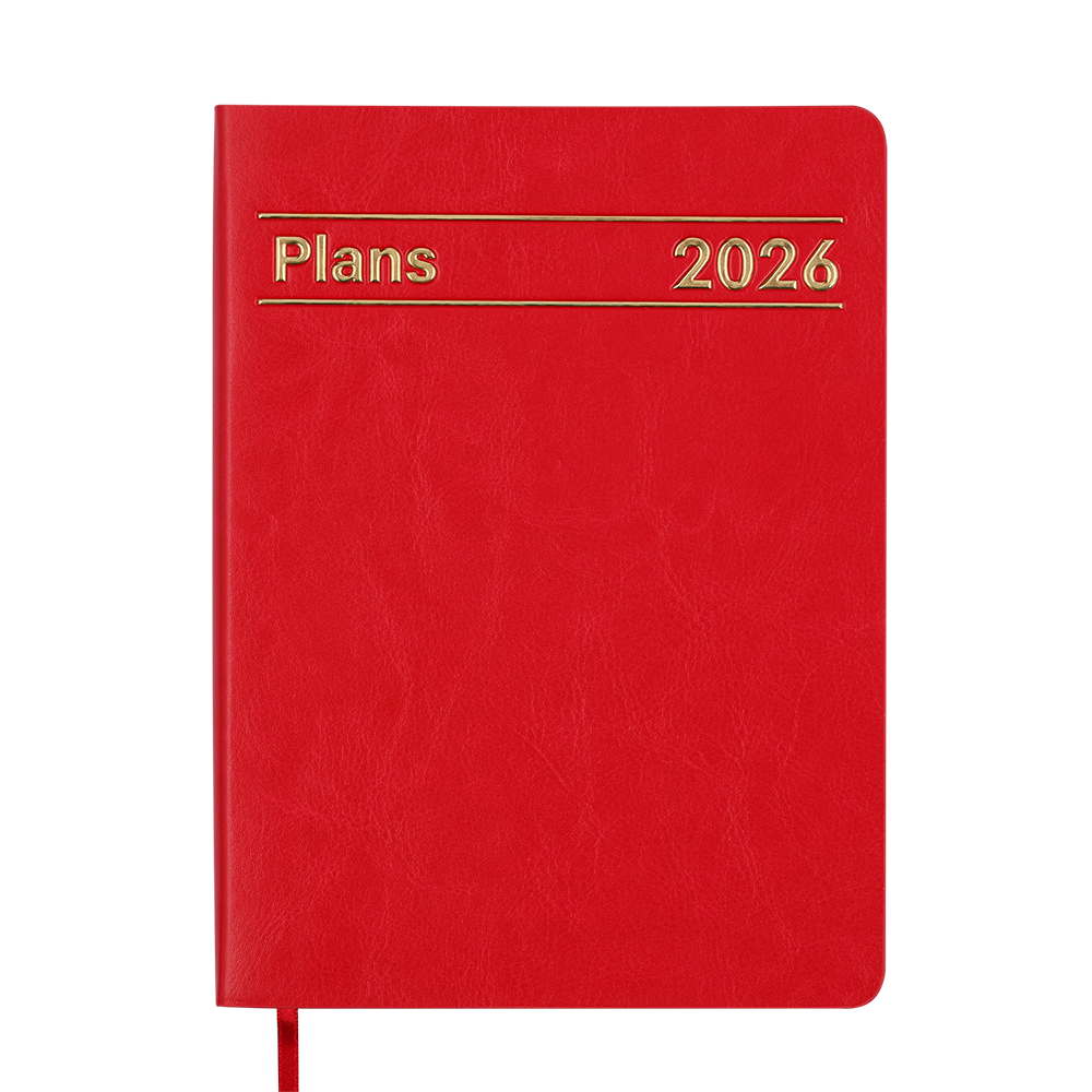 Щоденник данин 2026 MEMORY A5 червоний скрожа