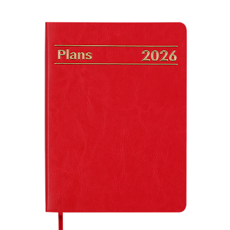 Щоденник данин 2026 MEMORY A5 червоний скрожа, фото 1