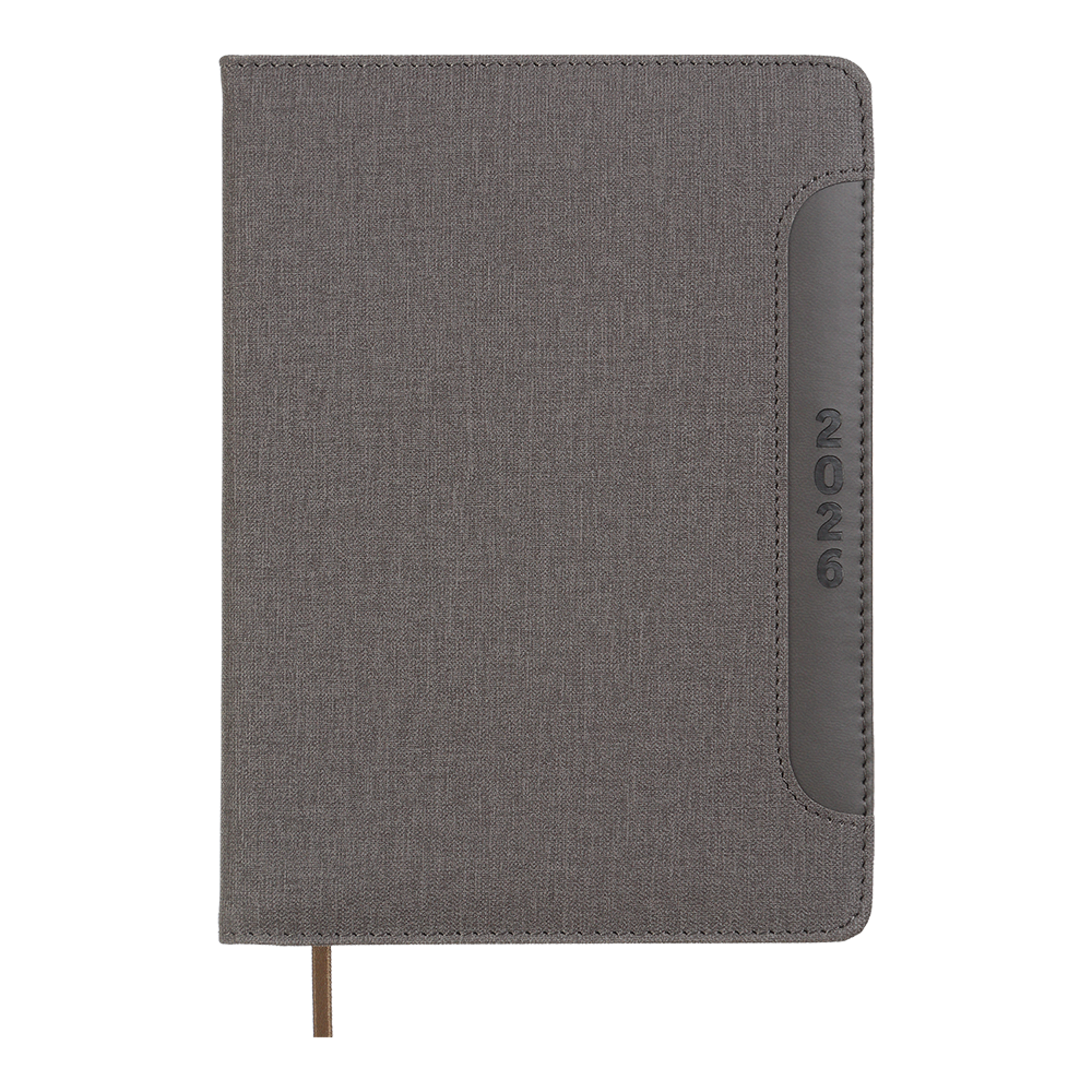 Щоденник данин 2024 LIGA A5 чорний скрокожа/поролон