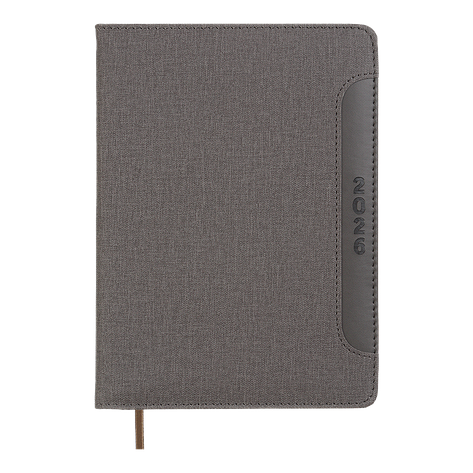 Щоденник данин 2024 LIGA A5 чорний скрокожа/поролон, фото 1