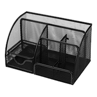 Підставкаорганайзер 220x140x130 мм металева чорна