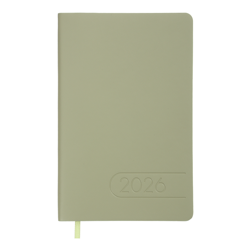 Тижневик данир 2026 LIGHT MORANDI A5 оливковий віскожа