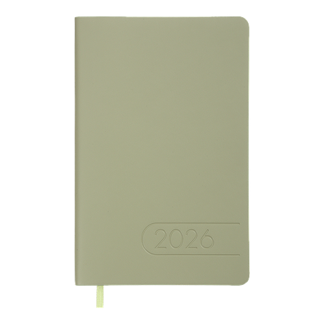 Тижневик данир 2026 LIGHT MORANDI A5 оливковий віскожа, фото 1
