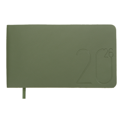 Тижневик данир 2026 кишеня MORANDI STYLE 153*87 зелений віскожа, фото 1
