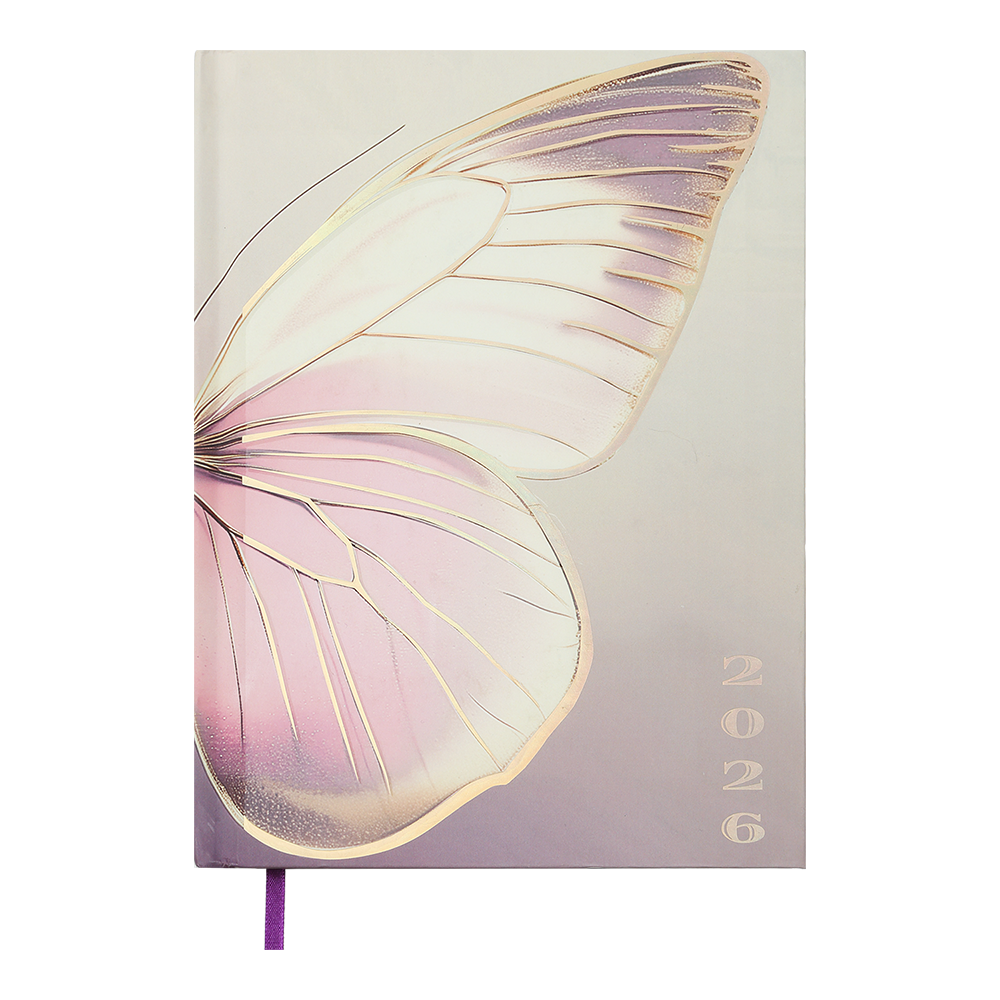 Щоденник данин поліграфічний SPOLETO 2026 A5 рожевий
