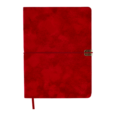 Щоденник недат VELOUR A5 червоний скрожа 336 стор., фото 1