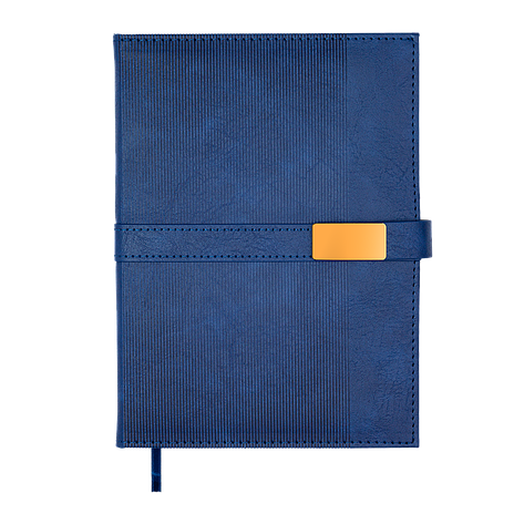Щоденник недат LEROY A5 синій скрожа 336 стор., фото 1
