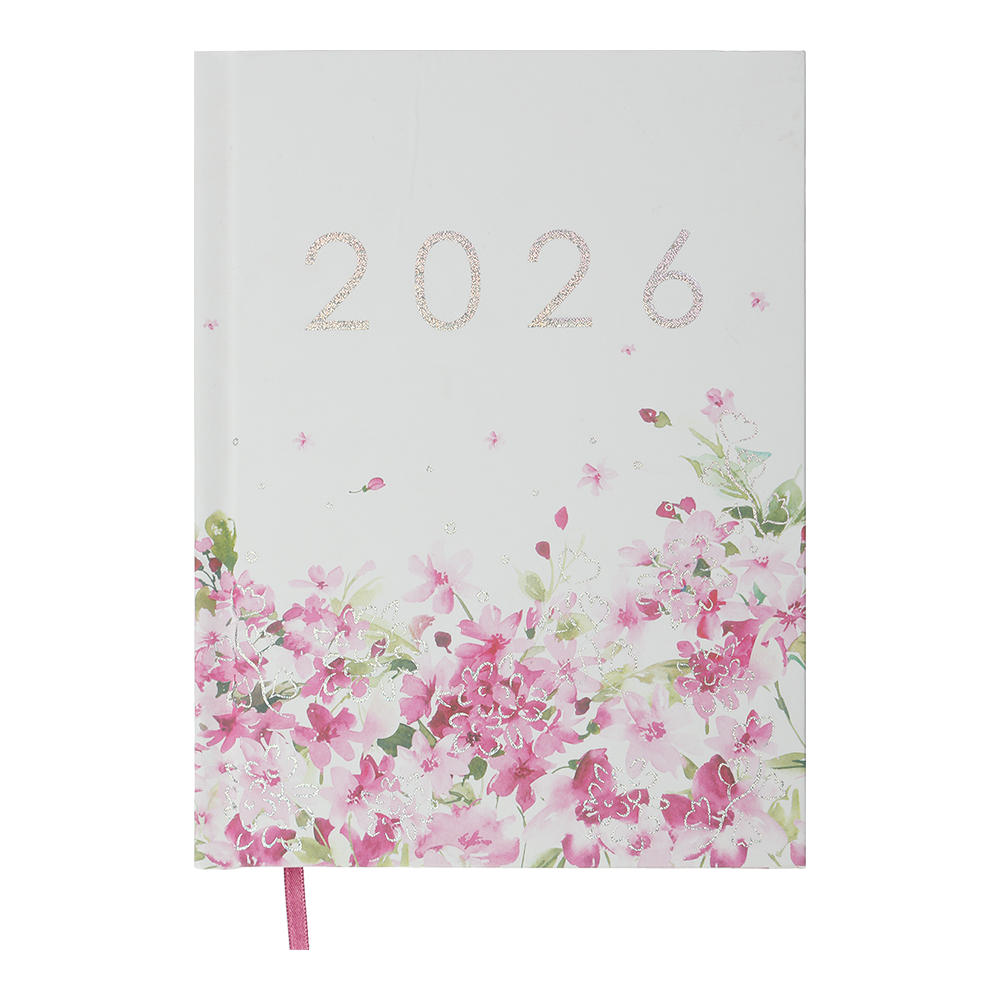 Щоденник дат поліграфічний MELODY 2026 A5 білий