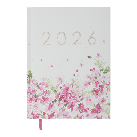 Щоденник датов поліграфічний MELODY 2026 A5 білий, фото 1