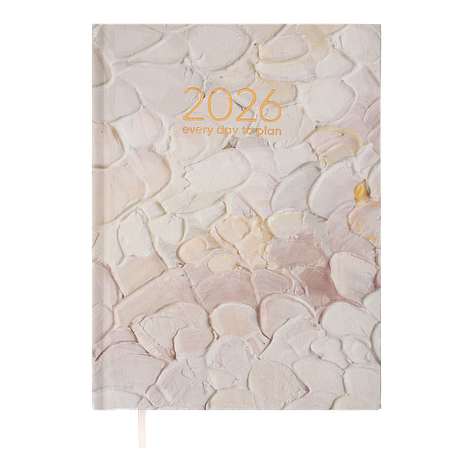 Щоденник датов поліграфічний FANTASTIC 2026 A5 пісочний, фото 1