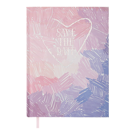 Щоденник дат поліграфічний MELODY 2026 A5 рожевий, фото 1