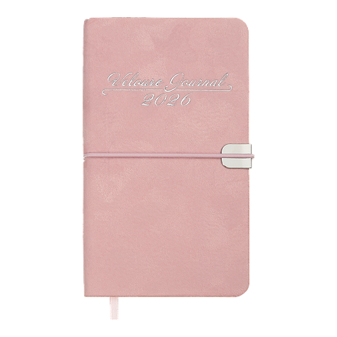 Тижневик данир 2024 кишеня VELOUR 85*153 рожевий іскря, фото 1