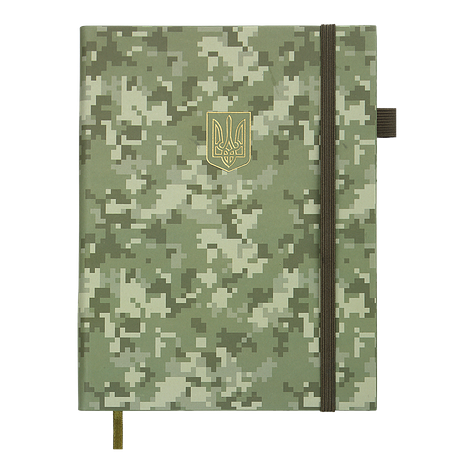 @Щоденник датов 2026 MILITARY A5 хакі штучна шкіра, фото 1