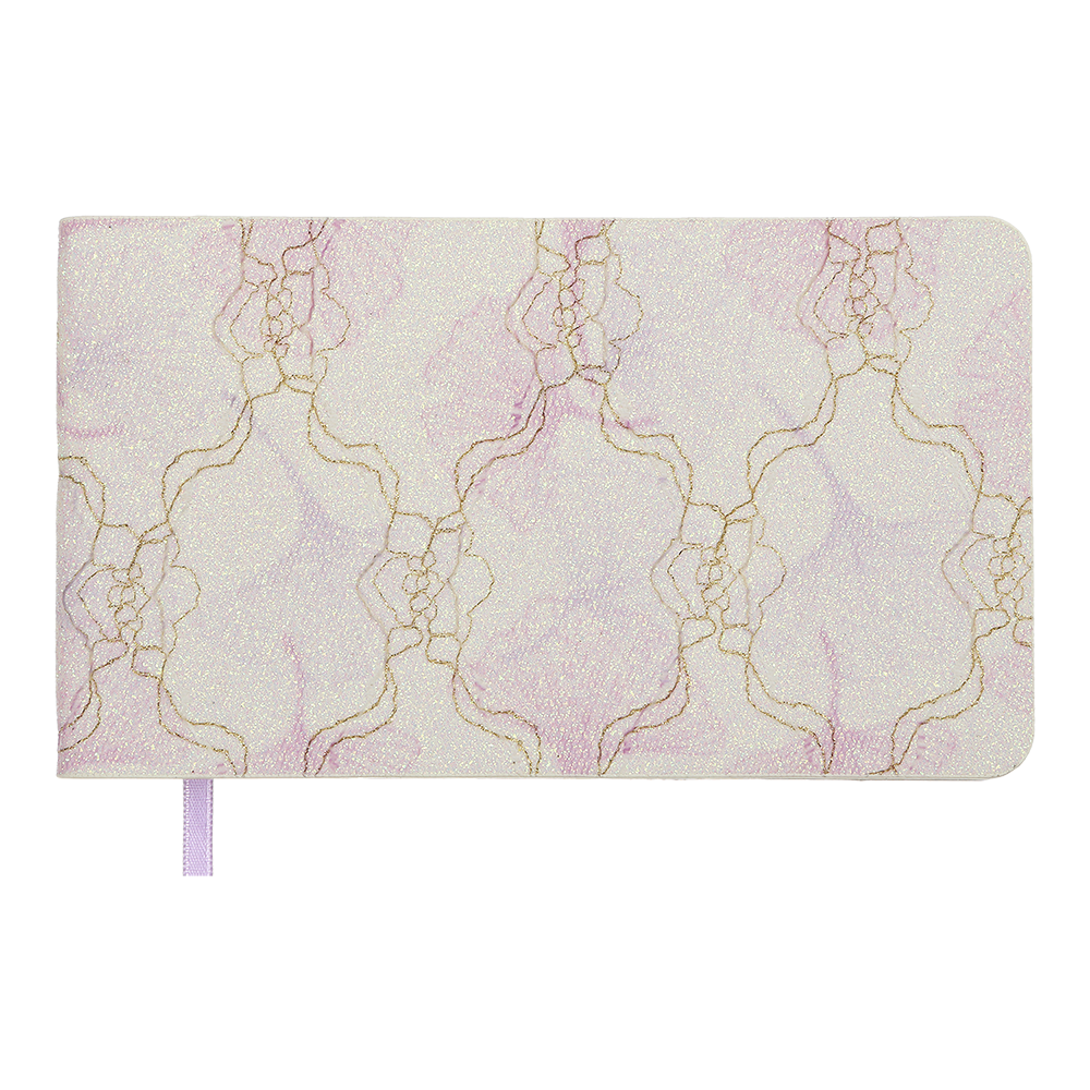 Тижневик данир 2026 кишеня BLOOM 153*87 фіолетовий спотворення