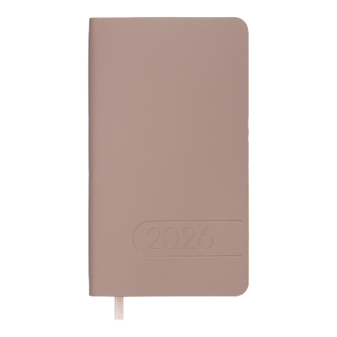 Тижневик данир 2026 кишеня LIGHT MORANDI 85*153 світло-каоискожа, фото 1