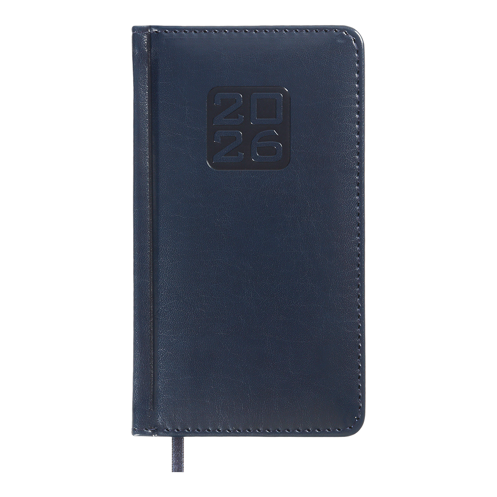 Тижневик данир 2026 кишеня BRAVO 85*153 синій скіпка/поролон