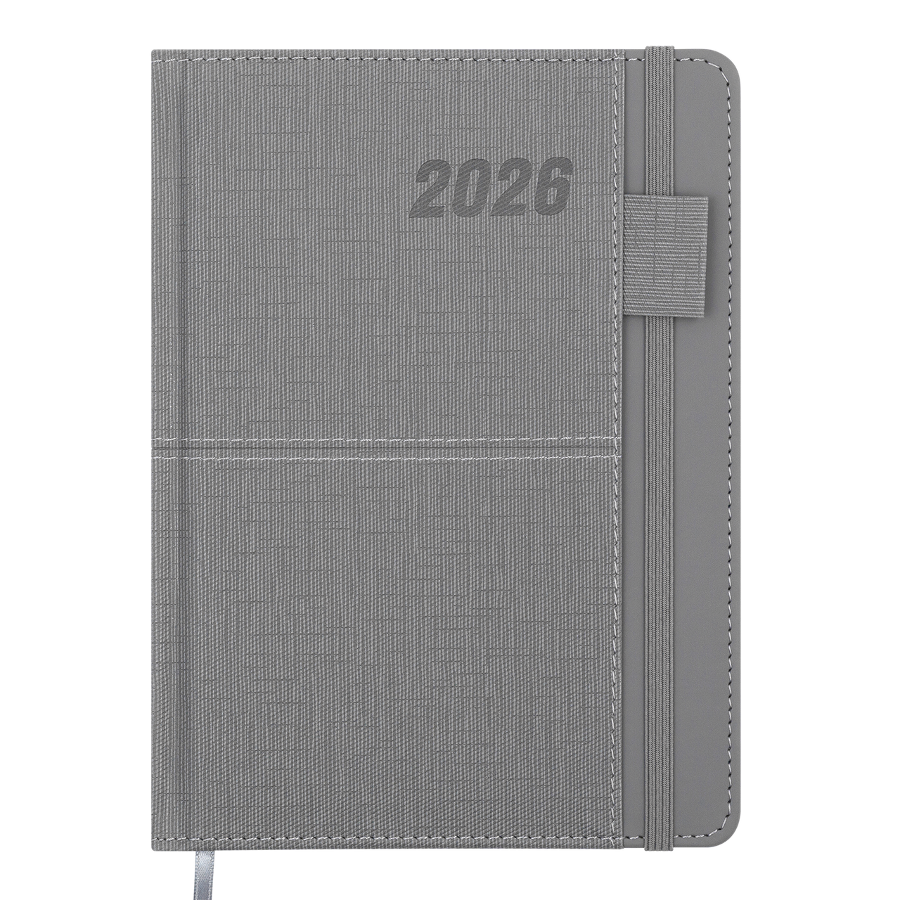 Щоденник данин 2026 FOREVER A5 сірий скіск/поролон
